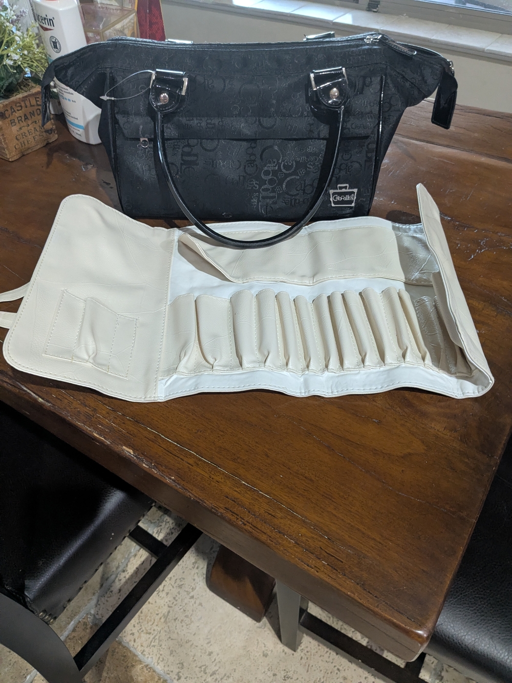 Black Caboodle Envy Makeup Bag & Addl Makeup Brush Holder With Beauty Bundle - Picture 4 of 13